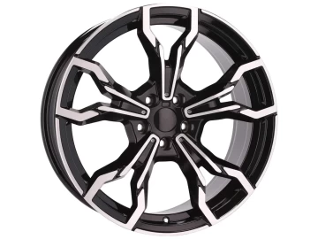 Jantes Look Bmw 765M 19x8 5X112 ET 28 66.6 (Preto Polido)