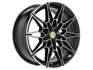 Jantes Look Bmw 826M 19x8 5X112 ET 25 66.6 (Preto Polido)