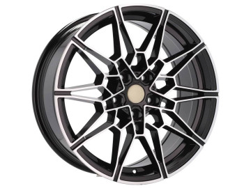 Jantes Look Bmw 826M 19x8 5X112 ET 25 66.6 (Preto Polido)