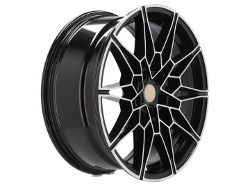 Jantes Look Bmw 826M 19x8 5X120 ET 36 72.6 (Preto Polido)