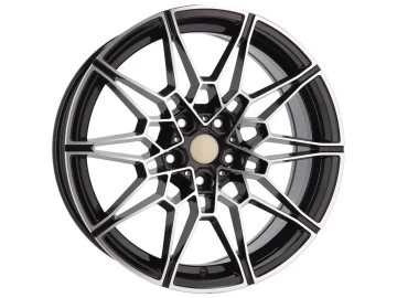 Jantes Look Bmw 826M 19x9 5X112 ET 40 66.6 (Preto Polido)