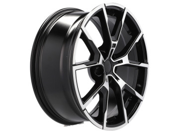 Jantes Look Bmw Style 728M 17x7.5 5X112 ET 27 66.6 (Preto Polido)