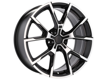 Jantes Look Bmw Style 728M 17x7.5 5X112 ET 27 66.6 (Preto Polido)