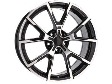 Jantes Look Bmw Style 728M 17x7.5 5X112 ET 27 66.6 (Preto Polido)