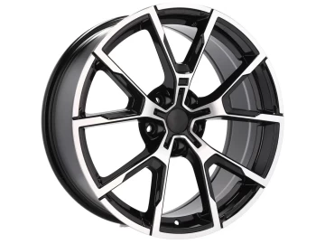 Jantes Look Bmw Style 728M 17x7.5  5X112  ET  2766.6 (Preto Polido)