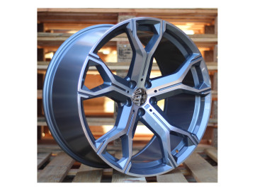 Jantes Look Bmw Style 741M 20x10.5 5X112 ET 40 66.6 (Cinza Polido + Revestimento em Pó)