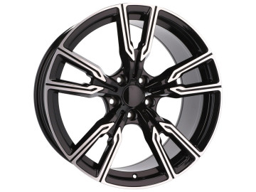 Jantes Look Bmw Style 747M X5 X6 21x10.5 5X112 ET 43 66.6 (Preto Polido)