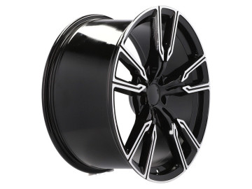 Jantes Look Bmw Style 747M X5 X6 21x10.5 5X112 ET 43 66.6 (Preto Polido)