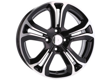 Jantes Look Peugeot 208 15x6 4X108 ET 25 65.1 (Preto Polido)