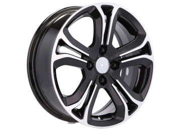 Jantes Look Peugeot 208 15x6 4X108 ET 25 65.1 (Preto Polido)