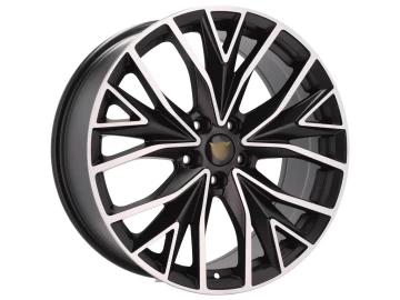 Jantes Look CUPRA LEON 4 IV 5FA 19x8 5X112 ET 49 57.1 (Preto Polido Metade Matte)