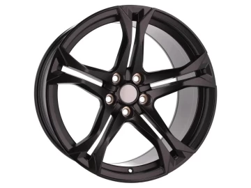 Jantes Look Chevrolet Camaro F296 20x10 5X120 ET 20 66.9 (Preto Metade Matte)