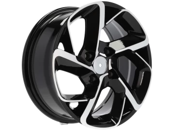 Jantes Look Citroen C-Elysée 15x6.5 4X108 ET 25 65.1 Preto Polido