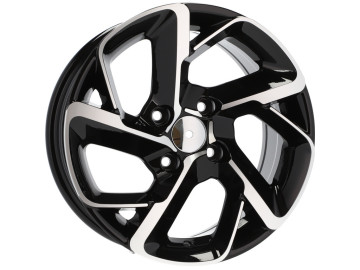 Jantes Look Citroen C-Elysée 15x6.5 4X108 ET 25 65.1 Preto Polido