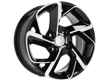 Jantes Look Citroen C-Elysée 15x6.5 4X108 ET 25 65.1 Preto Polido