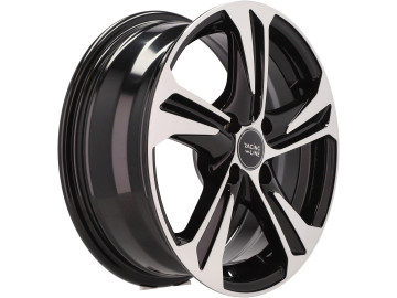 Jantes Look Citroen C5 15x6 4X108 ET 45 63.3 (Preto Polido)