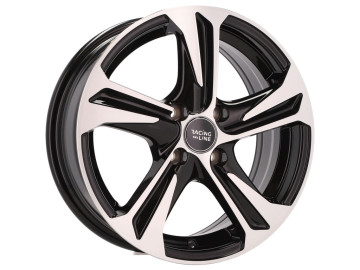 Jantes Look Citroen C5 15x6 5X114.3 ET 40 67.1 (Preto Polido)