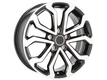 Jantes Look Corolla Cross 17x6.5 5X114.3 ET 35 60.1 (Preto Polido)