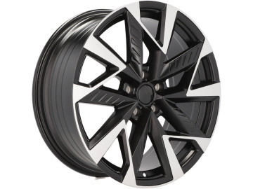 Jantes Look Cupra Ateca 18x8 5X112 ET 40 57.1 (Preto Polido Metade Matte)