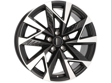 Jantes Look Cupra Ateca 18x8 5X112 ET 40 57.1 (Preto Polido Metade Matte)