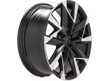 Jantes Look Cupra Ateca 18x8 5X112 ET 40 57.1 (Preto Polido Metade Matte)