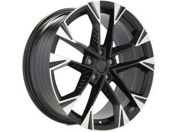 Jantes Look Cupra Ateca 18x8 5X112 ET 40 57.1 (Preto Polido Metade Matte)