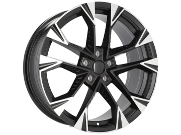 Jantes Look Cupra Ateca 18x8 5X112 ET 40 57.1 (Preto Polido Metade Matte)