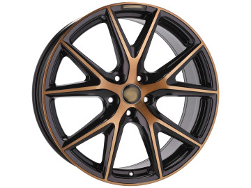 Jantes Look Cupra Ateca 19x8 5X112 ET 45 57.1 (Preto Polido Metade Matte Cooper)