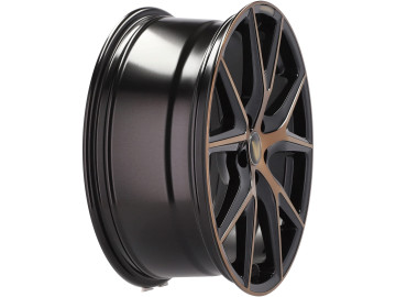 Jantes Look Cupra Ateca 19x8 5X112 ET 45 57.1 (Preto Polido Metade Matte Cooper)