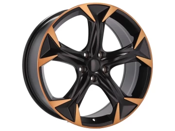 Jantes Look Cupra Formentor 20x8.5 5X112 ET 40 57.1 (Preto Polido Metade Cooper)