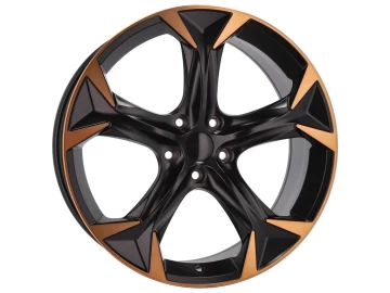 Jantes Look Cupra Formentor 20x8.5 5X112 ET 40 57.1 (Preto Polido Metade Cooper)