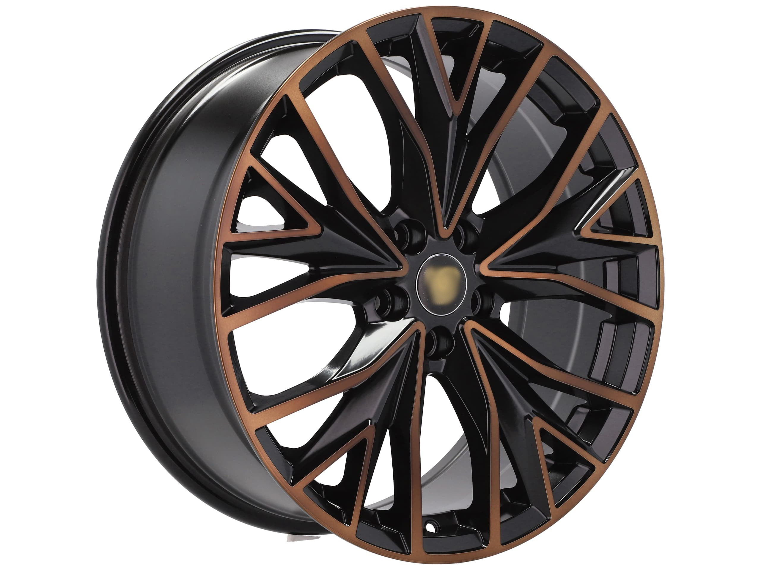 Jantes Look Cupra Leon 4 IV 5FA 19x8 5X112 ET 45 57.1 (Black Polished Half Matt Cooper)
