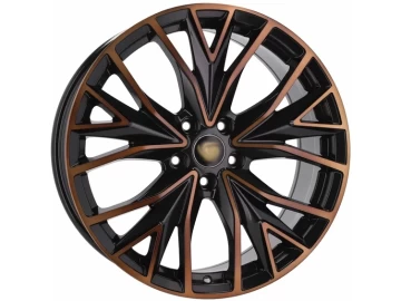 Jantes Look Cupra Leon 4 IV 5FA 19x8 5X112 ET 45 57.1 (Preto Polido Metade Matte)