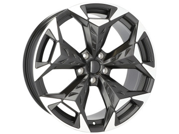 Jantes Look Cupra Terramar 18x8 5X112 ET 38 57.1 (Preto Polido Metade Matte)
