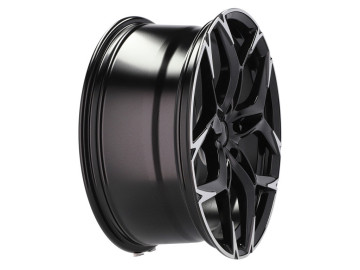 Jantes Look Cupra VZ 20x8.5 5X112 ET 40 57.1 (Preto Polido Metade Matte)