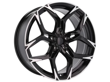 Jantes Look Cupra VZ 20x8.5 5X112 ET 40 57.1 (Preto Polido Metade Matte)