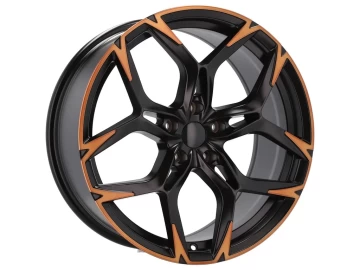 Jantes Look Cupra VZ5 19x8.5 5X112 ET 38 57.1 (Preto Polido Metade Matte Cooper)