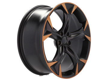 Jantes Look Cupra VZ5 19x8.5 5X112 ET 43 57.1 (Preto Polido Metade Matte)
