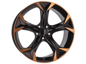 Jantes Look Cupra VZ5 19x8.5 5X112 ET 43 57.1 (Preto Polido Metade Matte)