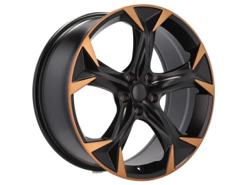 Jantes Look Cupra VZ5 19x8.5 5X112 ET 43 57.1 (Preto Polido Metade Matte)