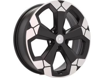 Jantes Look Dacia Duster 16x6.5 5X114.3 ET 45 66.1 (Preto Parcialmente Polido)