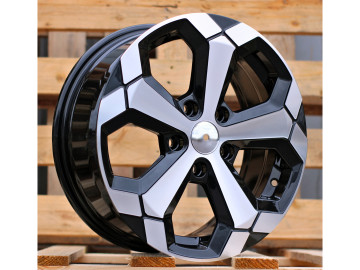 Jantes Look Dacia Duster 16x6.5 5X114.3 ET 45 66.1 (Preto Polido)