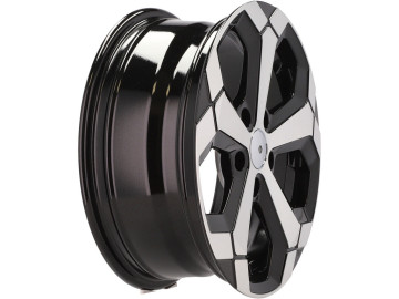 Jantes Look Dacia Duster 17x6.5 5X114.3 ET 32 66.1 (Preto Polido Metade Matte)