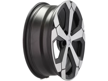 Jantes Look Dacia Duster 18x6.5 5X114.3 ET 32 66.1 (Preto Polido Metade Matte)