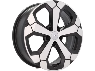Jantes Look Dacia Duster 18x6.5 5X114.3 ET 32 66.1 (Preto Polido Metade Matte)