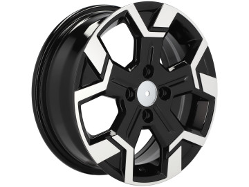 Jantes Look Dacia Sandero 15x6 4X100 ET 40 60.1 (Preto Polido)