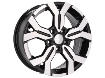 Jantes Look Dacia Sandero 15x6.5 4X100 ET 40 60.1 (Preto Polido)