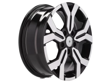 Jantes Look Dacia Sandero 15x6.5 4X100 ET 40 60.1 (Preto Polido)