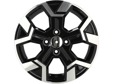 Jantes Look Dacia Sandero 16x6 4X100 ET 40 60.1 (Preto Polido)