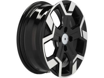 Jantes Look Dacia Sandero 16x6 4X100 ET 40 60.1 (Preto Polido)